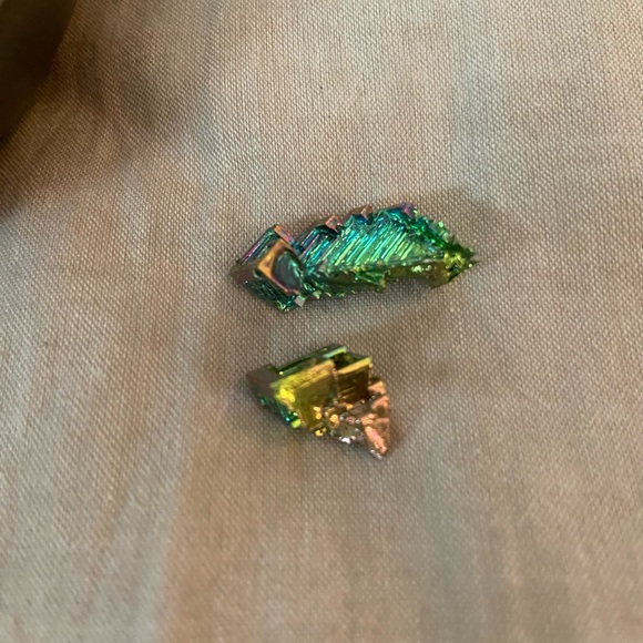 Rainbow Bismuth Crystal Bowl - Picture 5 of 7